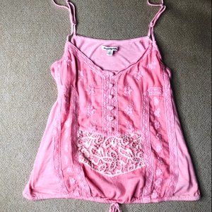 Vintage American Eagle Lace Tank Top